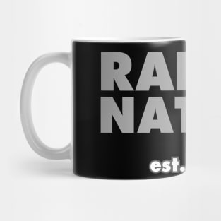 Raider Nation in Silver Mug